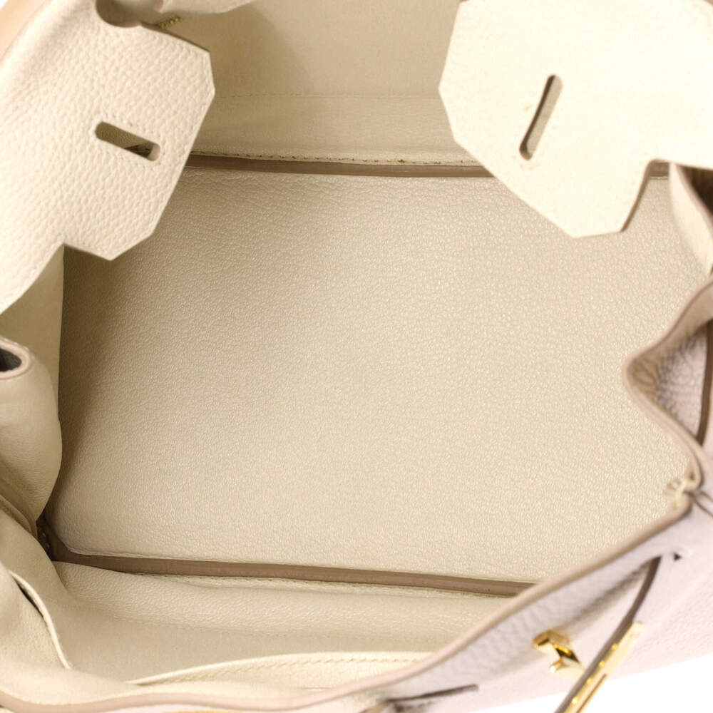 Hermes Birkin 30 Light Clemence with Gold Hardware - Picture 6 of 8